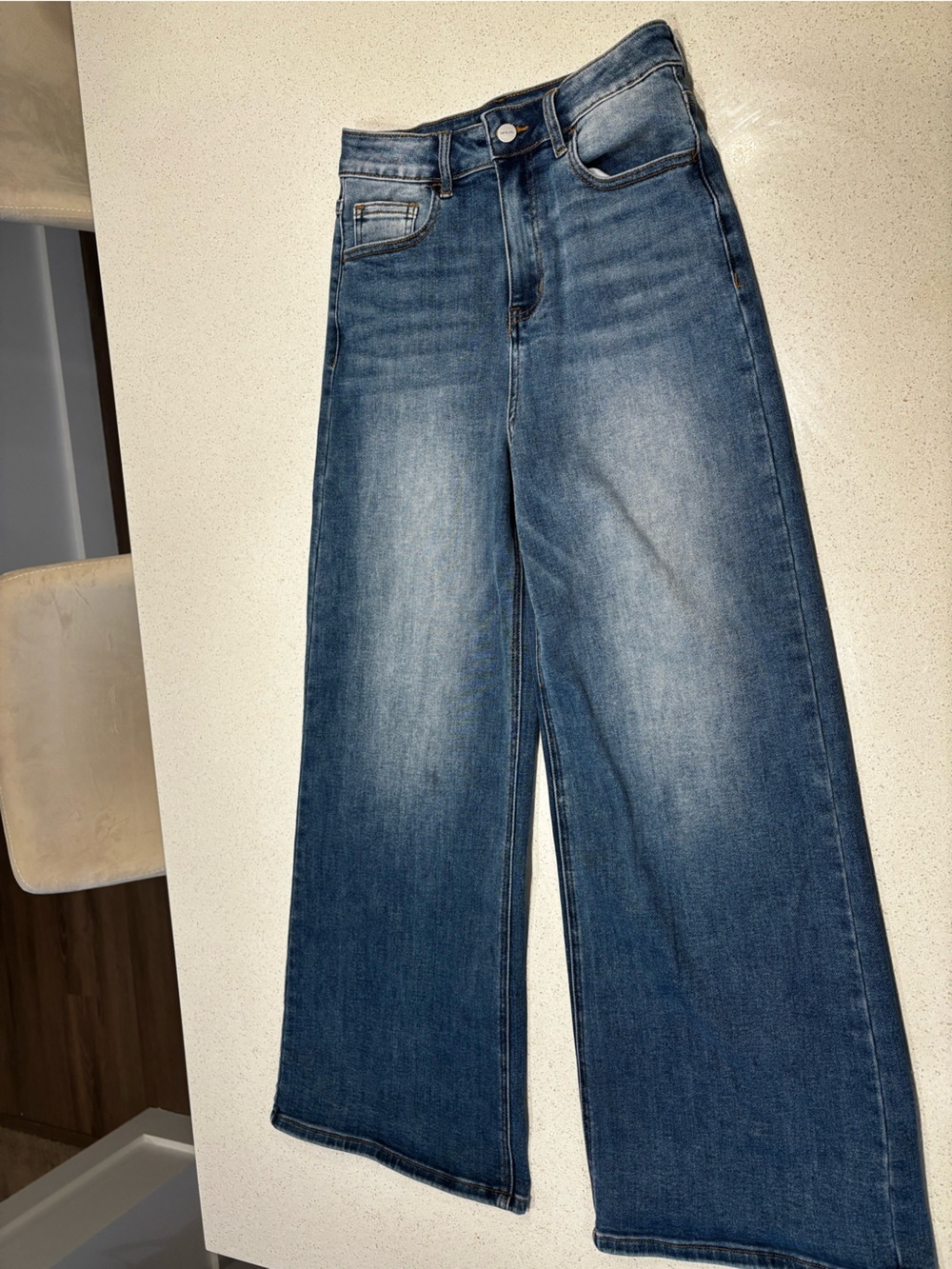 Oneso High Rise Wide Leg jeans - size 27 - Picture 3 of 8